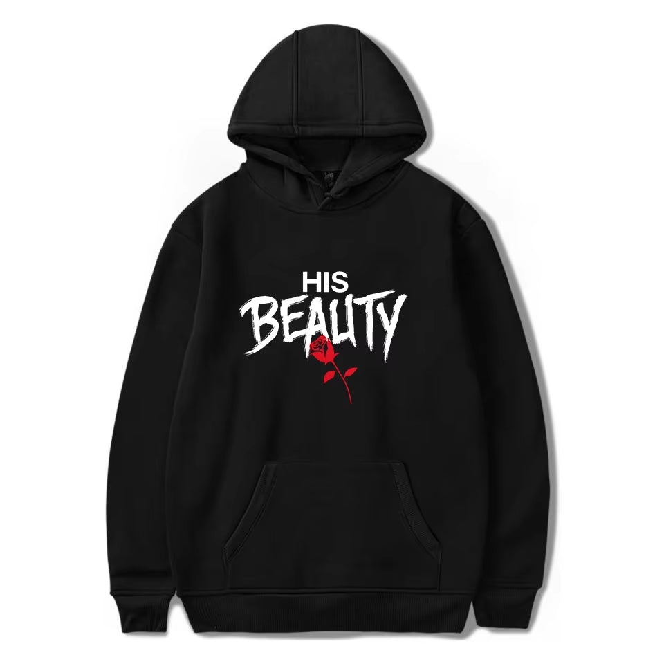 Hoodies Couple « HER BEAST / HIS BEAUTY » – Pour Lui & Elle