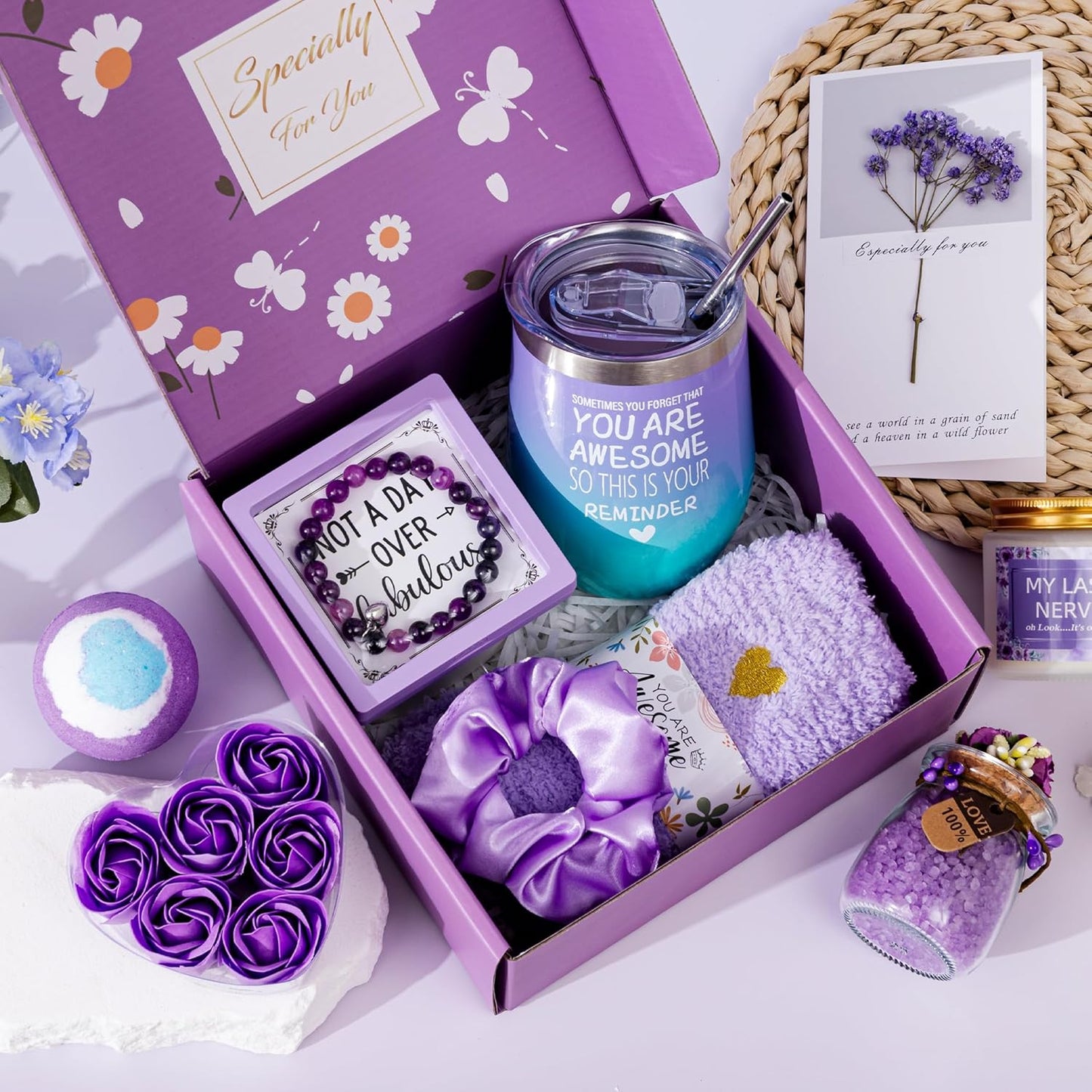 Coffret spa PREMIUM pour femme – Parfum Lavande