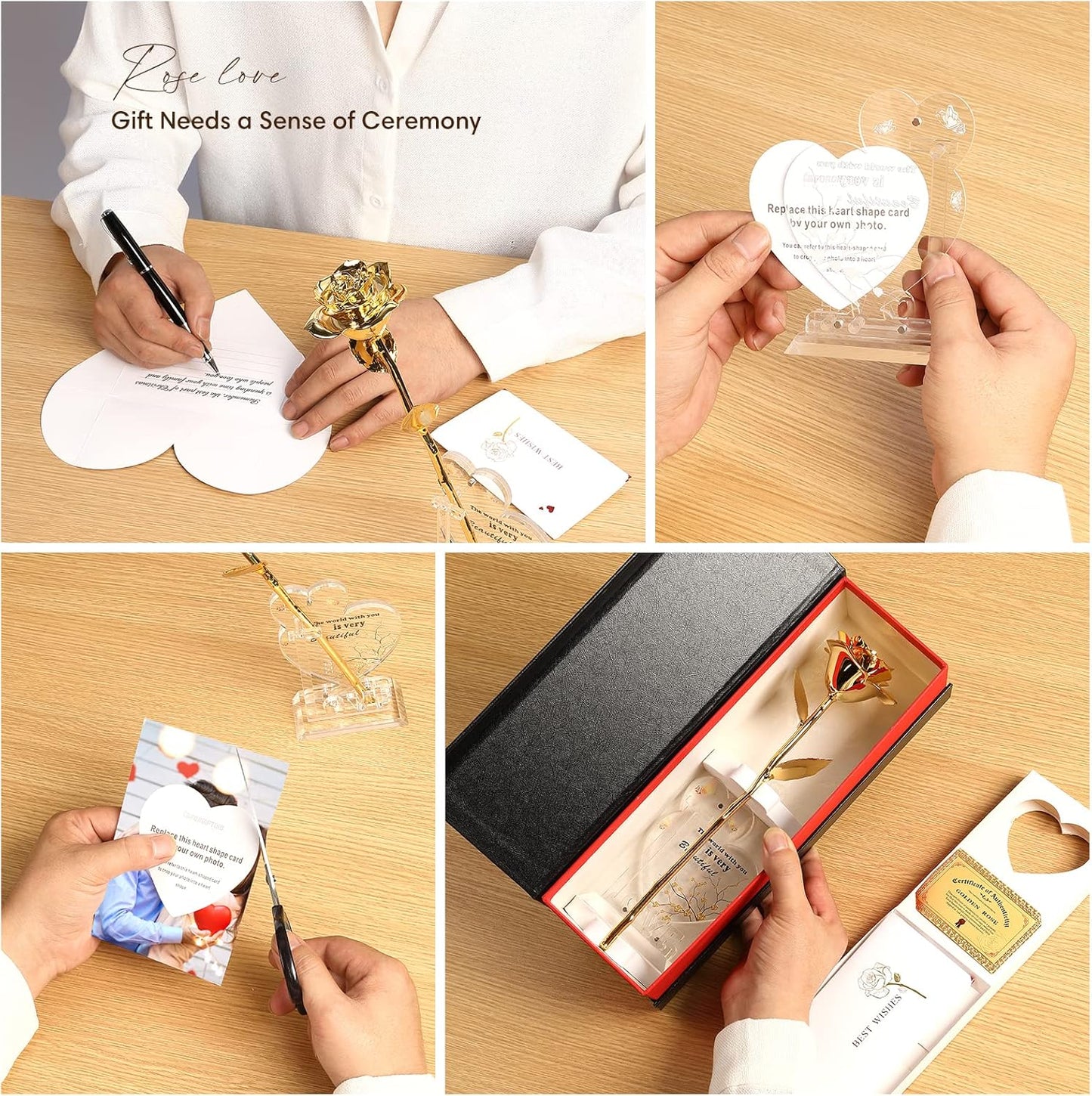 Stunning 24K Gold Dipped Real Rose - Unique Romantic Gift for Her on Birthdays, Anniversaries, Valentine's Day, and Mother's Day