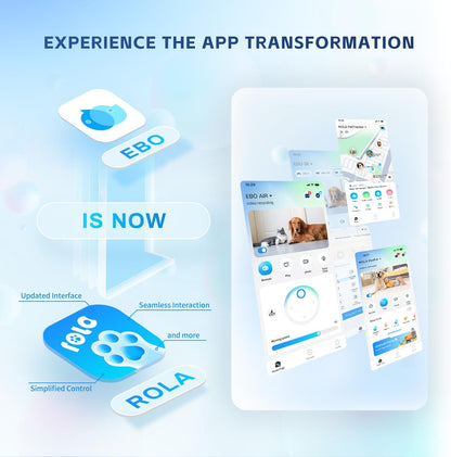 Robot Caméra WiFi 1080P avec Audio et Vidéo en Temps Réel | Restez en Communication à Distance