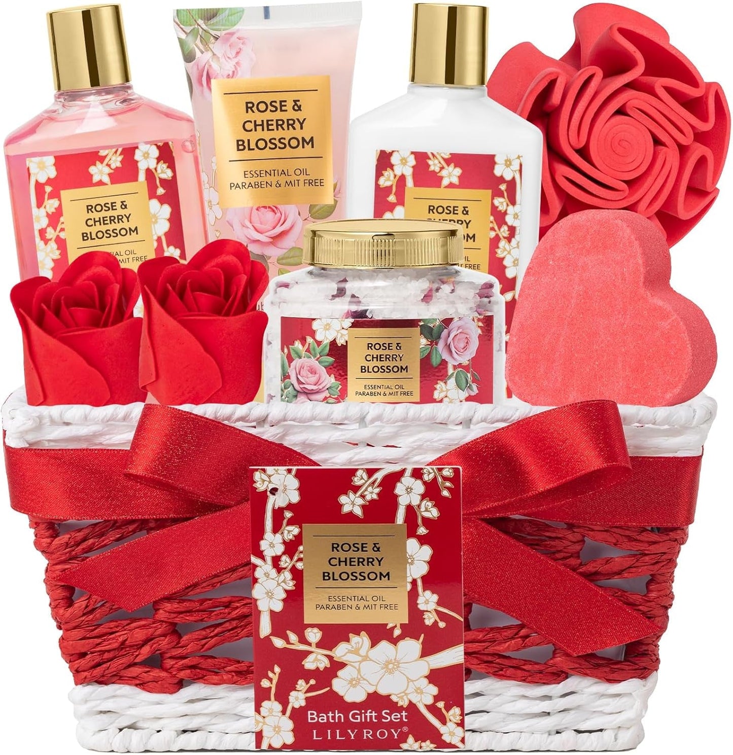 Édition spéciale Saint-Valentin | Coffret Spa PREMIUM – Rose & Fleur de Cerisier