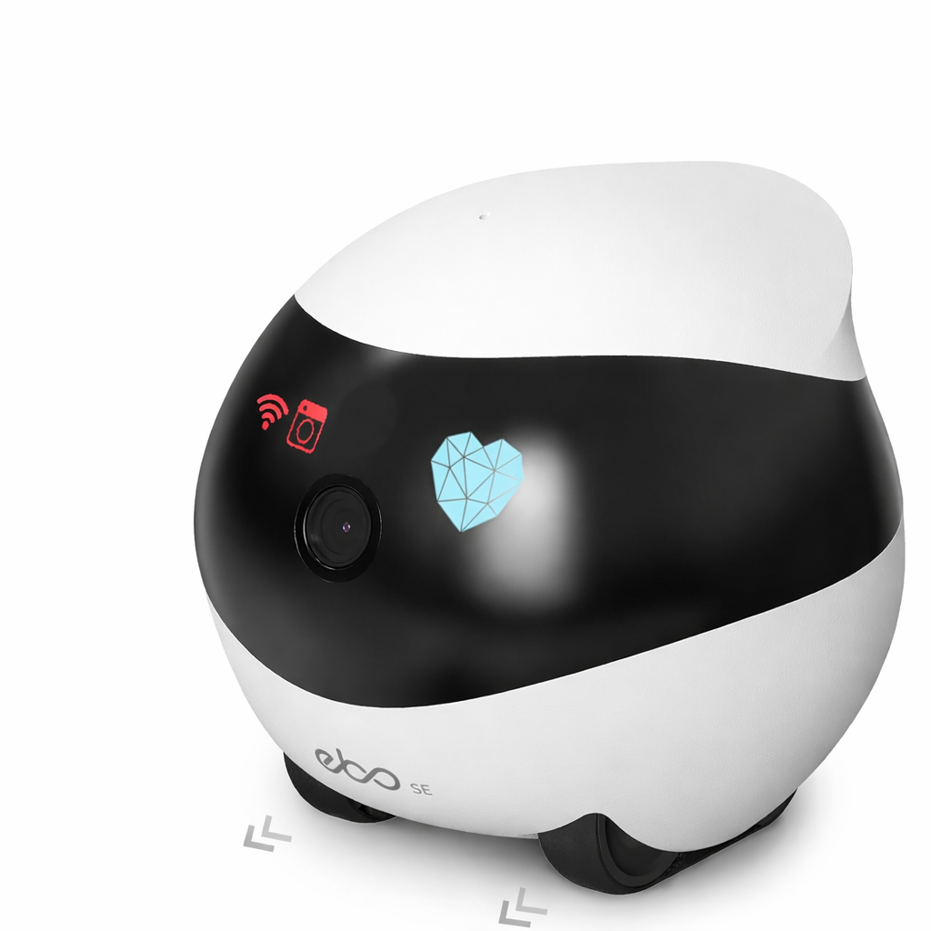 Robot Caméra WiFi 1080P avec Audio et Vidéo en Temps Réel | Restez en Communication à Distance