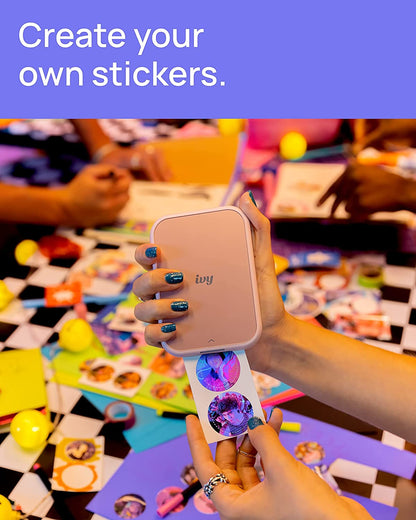 Mini imprimante photo Ivy 2 – Photos instantanées sans encre depuis iOS & Android