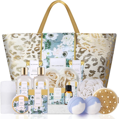 Coffret spa pour femme – Parfum au choix : Lavande · Rose · Fleur de marguerite · Jasmin blanc