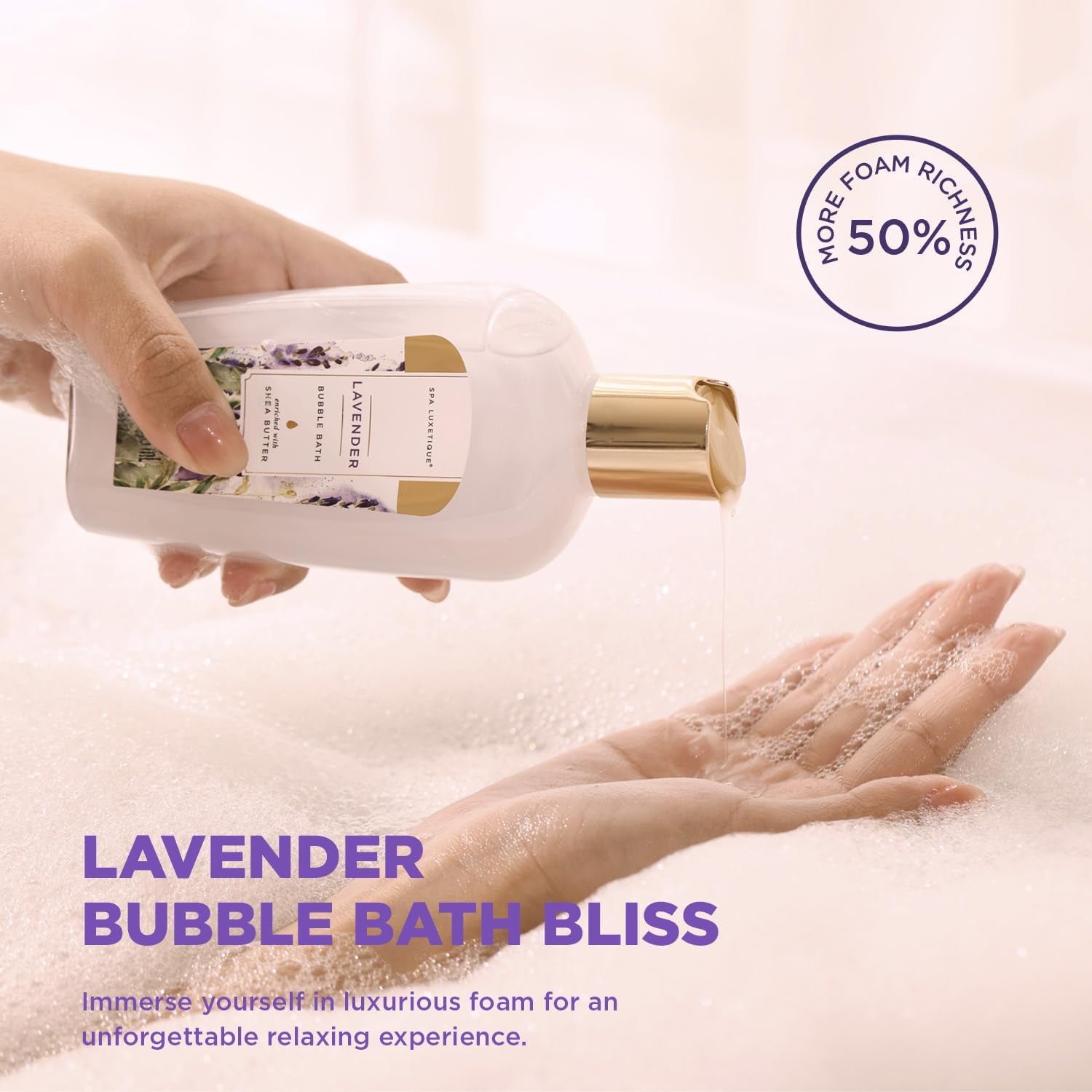 Coffret spa pour femme – Parfum au choix : Lavande · Rose · Fleur de marguerite · Jasmin blanc