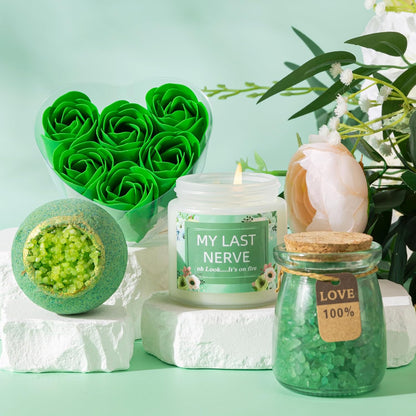 Coffret spa PREMIUM pour femme – Parfum Feuilles Vertes & Eucalyptus