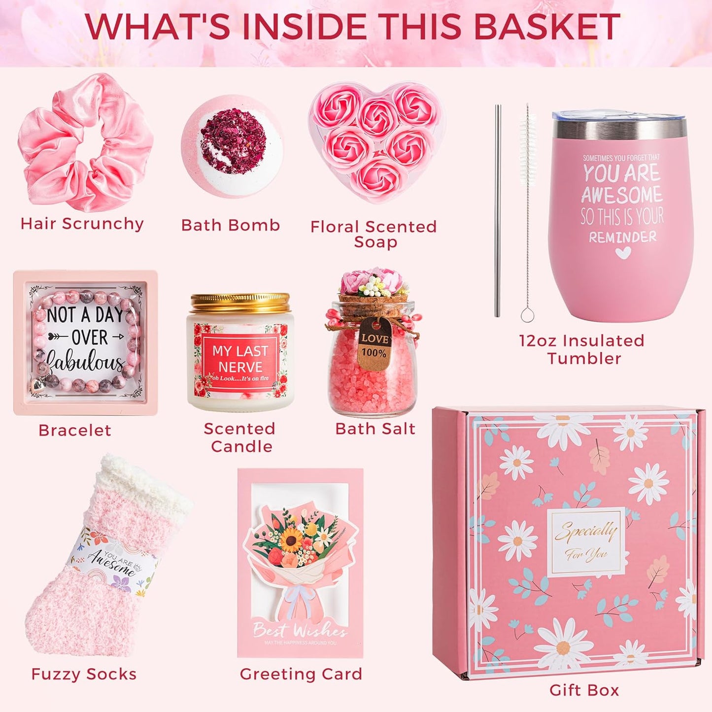 Coffret spa PREMIUM pour femme – Parfum Rose