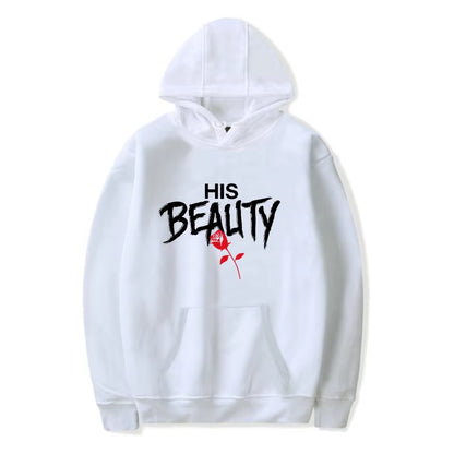 Hoodies Couple « HER BEAST / HIS BEAUTY » – Pour Lui & Elle