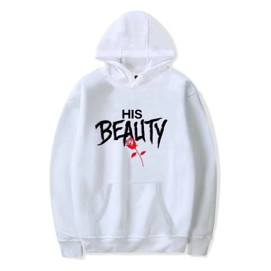 Hoodies Couple « HER BEAST / HIS BEAUTY » – Pour Lui & Elle