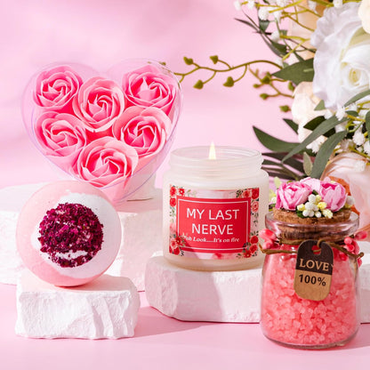 Coffret spa PREMIUM pour femme – Parfum Rose